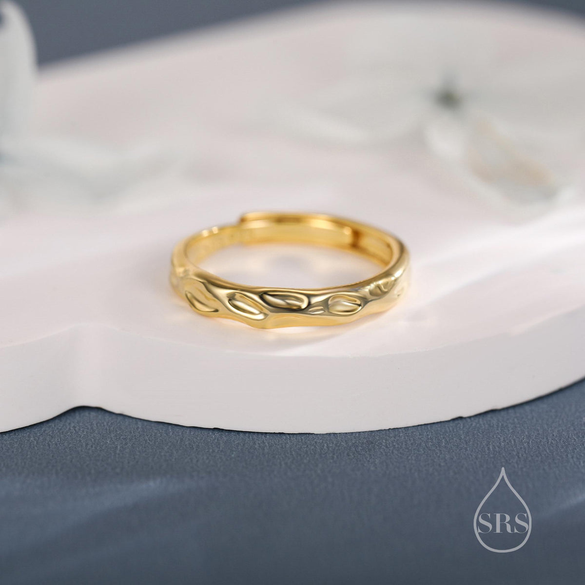 Ripple Wave Stacking Ring