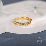 Ripple Wave Stacking Ring