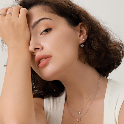 Highland Cow Stud Earrings in Sterling Silver, Cow Stud, Bull Earrings, Petite Earrings, Small Cow Stud, Scotland, Scottish