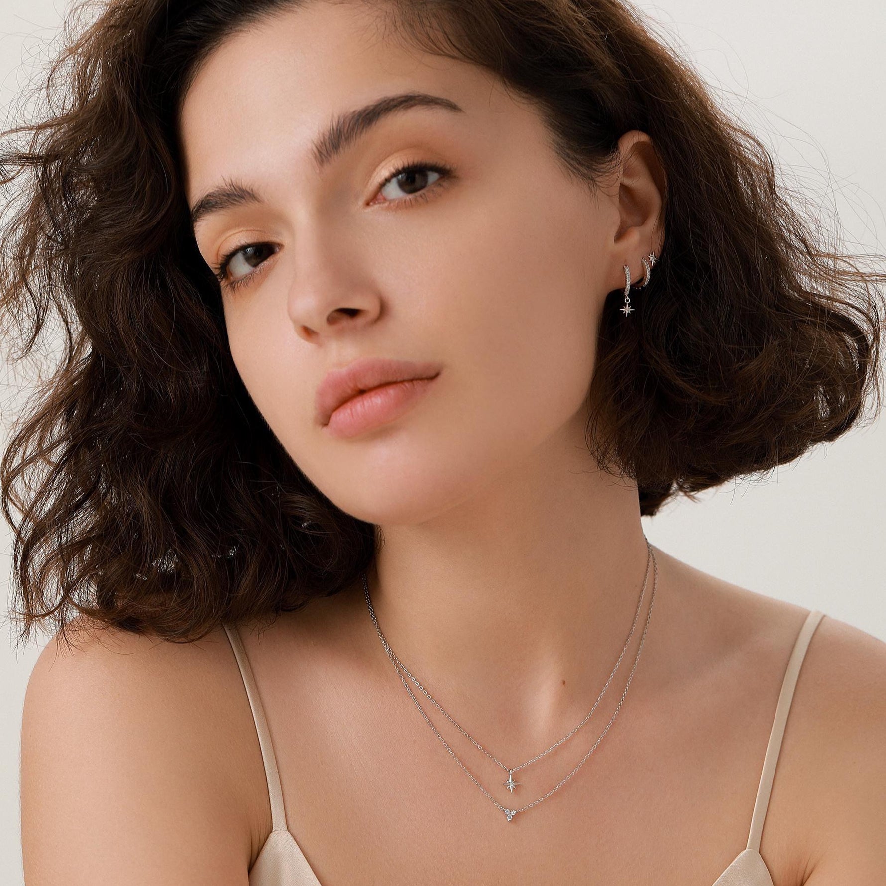 Extra Tiny North Star Pendant Necklace in Sterling Silver, Silver or Gold or Rose Gold, Starburst Necklace, Tiny Star Necklace