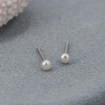 Tiny Pearl Stud Earrings