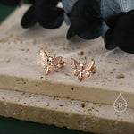 Death's-head Hawkmoth Stud Earrings
