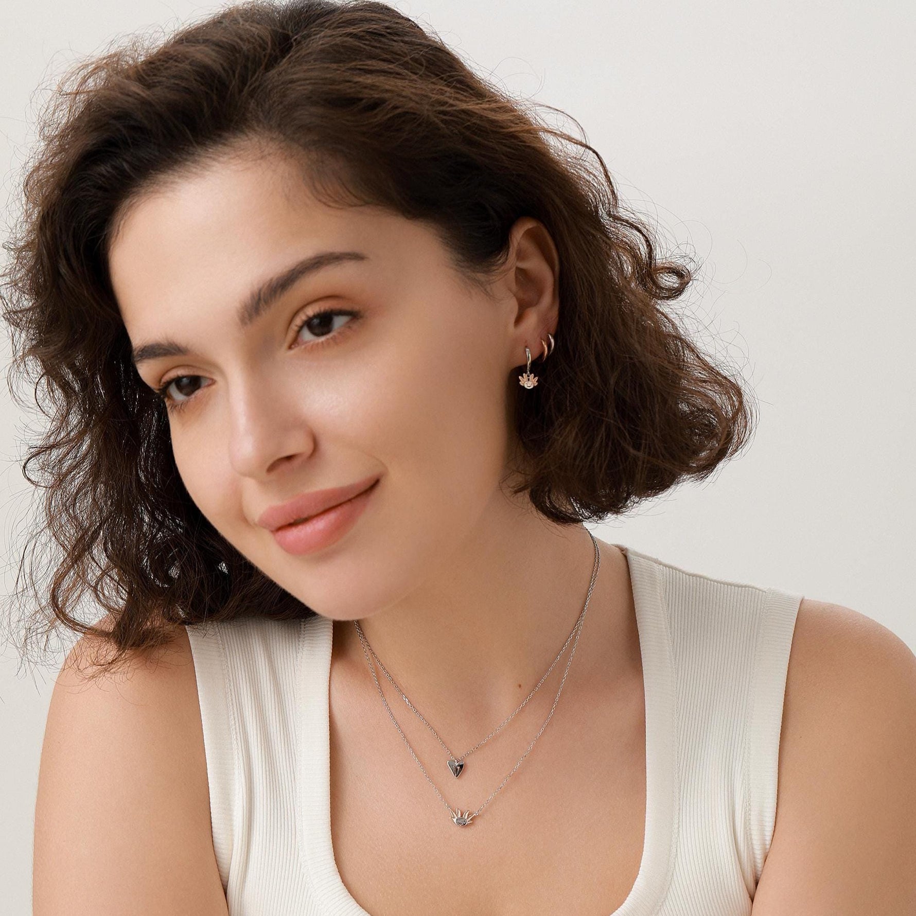 Axolotl Pendant Necklace in Sterling Silver, Cute Axolotl Necklace, Silver Axolotl Necklace, Fish Necklace