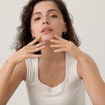 Axolotl Pendant Necklace in Sterling Silver, Cute Axolotl Necklace, Silver Axolotl Necklace, Fish Necklace