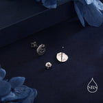 Rolled Up Armadillo Stud Earrings in Sterling Silver, Silver or Gold or Rose Gold, Nature Inspired Animal Earrings