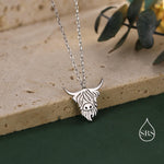 Highland Cow Pendant Necklace