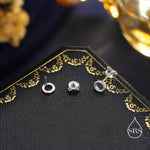 Minimalist Open Circle Stud Earrings