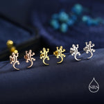 Salamander Stud Earrings in Sterling Silver, Available in Silver, Gold or Rose Gold Finish, Cute Fun Quirky, Animal Lover, Nature Inspired