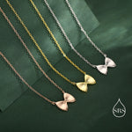 Farfalle Pasta Charm Necklace