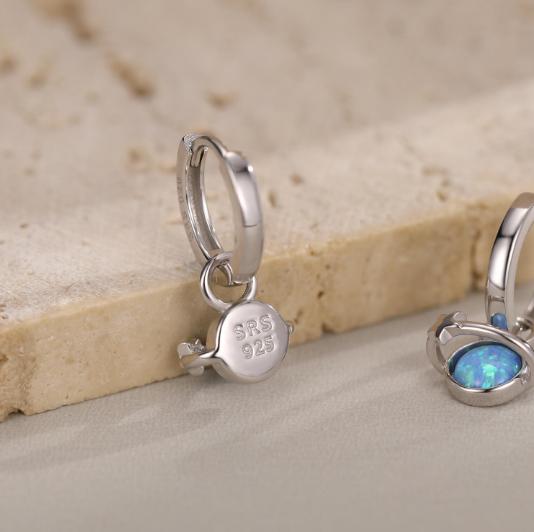 Extra Terrestrial Charms for Huggie Hoops – Planet and Astronaut Charms in Sterling Silver, Silver or Gold Finish