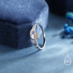 Sterling Silver Claddagh Ring, Traditional Irish Ring US 5 - 8, Delicate Celtic Symbol Jewellery