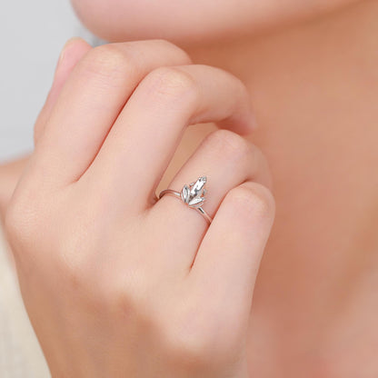 Sterling Silver Tiny Frog Ring, Silver or Gold Finish, Adjustable Size, Miniature Frog Jewellery, Frog Ring