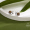 Enamel Snail Stud Earrings in Sterling Silver, Cute Snail Stud, Nature Inspired Design