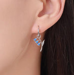 Sterling Silver Enamel Flower Charms for Hoop Earrings, Lavender, Bluebell and Lily of the Valley Charms for Huggie Hoops