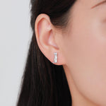 Sterling Silver Cute Weasel Stud Earrings, Cute Fun Quirky, Gift for Her, Nature Inspired