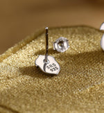Mismatched Squirrel and Acorn Stud Earrings in Sterling Silver, Silver or Gold, Asymmetric Squirrel and Nut Earrings