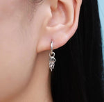 Ocean Theme Charms for Huggie Hoops in Sterling Silver, Sold as a pair, Charms for Earrings, Detachable, Silver or Gold or Rose Gold