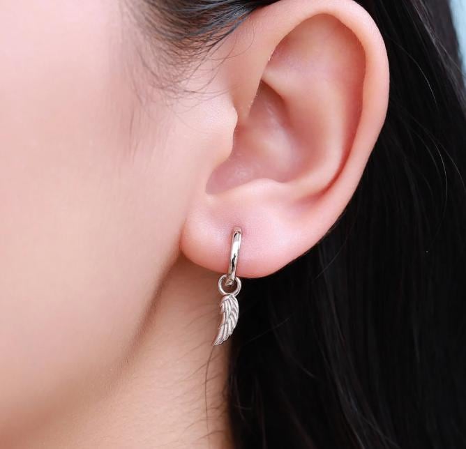 Halloween Theme Charms for Huggie Hoops, Sold as a pair, Sterling Silver Charms for Earrings, Detachable, Silver or Gold or Rose Gold