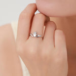 Sterling Silver Claddagh Ring, Traditional Irish Ring US 5 - 8, Delicate Celtic Symbol Jewellery