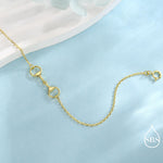 Snaffle Bit Bracelet in Sterling Silver, Silver or Gold, Horse Charm, Horse Gift, Horse Jewellery
