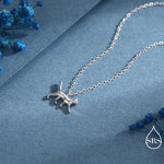 Cat Pendant Necklace in Sterling Silver, Cat Necklace, Nature Inspired Jewellery, Dainty and Delicate