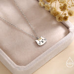 Orange Tabby Cat Stud Earrings and Necklace in Sterling Silver, Nature Inspired Jewellery, Ginger Tabby, Nature Inspired Animal Jewellery