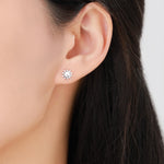 Tiny Sun Stud Earrings in Sterling Silver, Silver Gold or Rose Gold Finish, Sun Earrings, Celestial Earrings