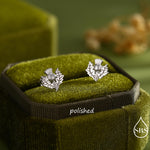 Thistle Flower Stud Earrings in Sterling Silver - Available in Four Finishes - Scottish Flower Blossom Stud Earrings