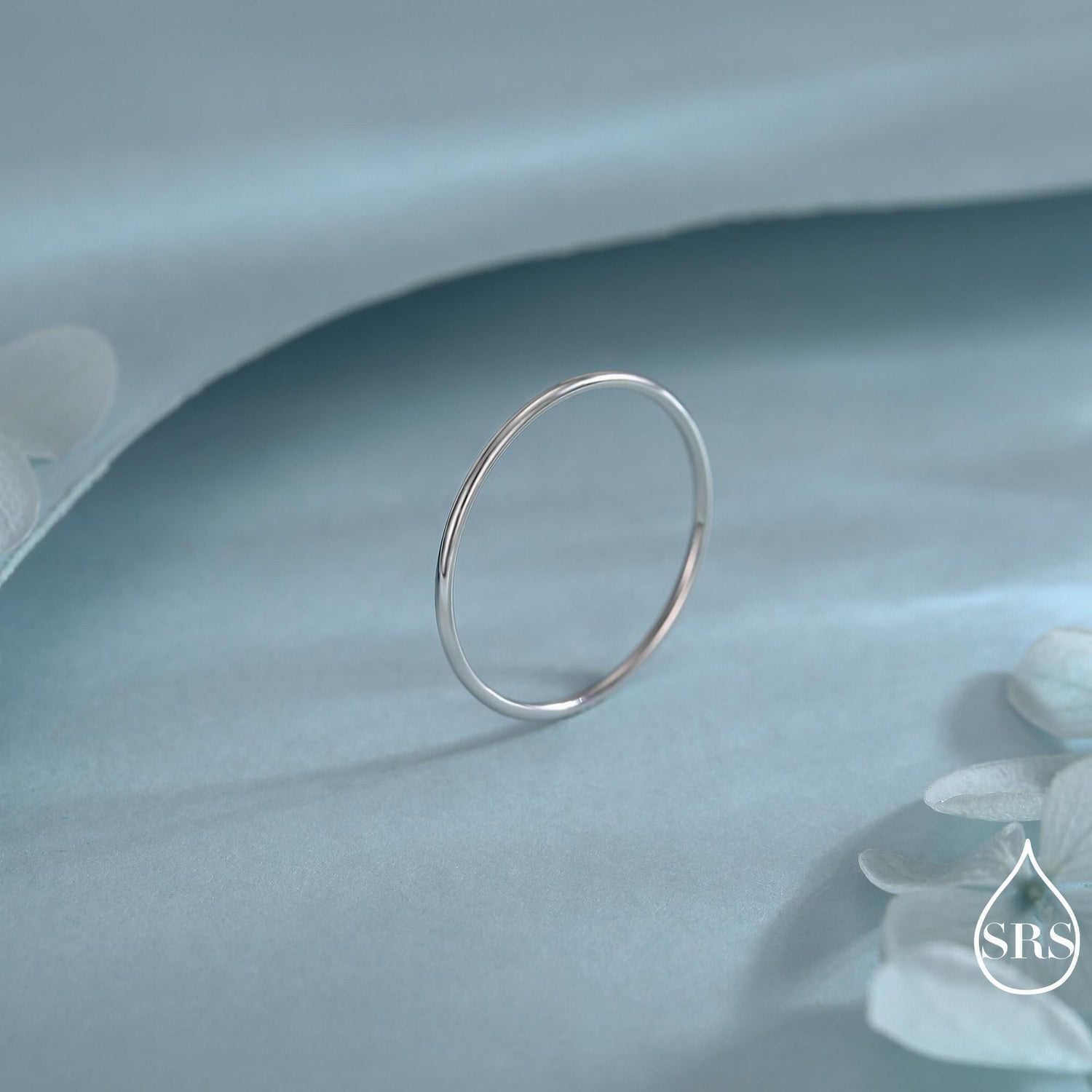 Super Skinny Midi Ring in Sterling Silver, Minimalist Jewellery, Midi Ring, Stacking Ring, Ring Stacker, Stackable Ring US Size 2 - 8
