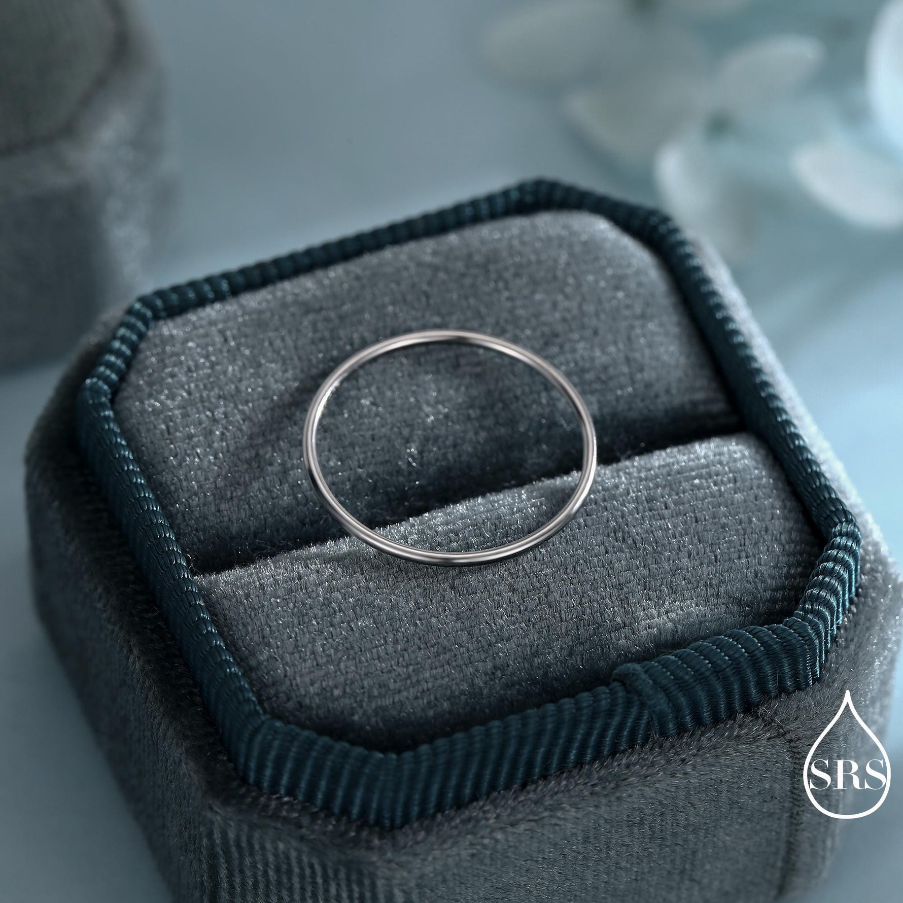 Super Skinny Midi Ring in Sterling Silver, Minimalist Jewellery, Midi Ring, Stacking Ring, Ring Stacker, Stackable Ring US Size 2 - 8