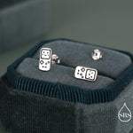 Retro Game Console Stud Earrings in Sterling Silver, 90s Nostalgic Jewellery, Silver, Gold or Rose Gold Finish