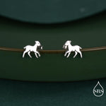 Baby Lamb stud earrings in Sterling Silver, Sheep Earrings, also in Gold or Rose Gold Finish, Nature Inspired, Pet Lover