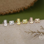 Retro Game Console & Music Cassette Tape Stud Earrings in Sterling Silver, Mismatched 90s Nostalgic Jewellery, Silver, Gold or Rose Gold