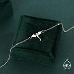 Sterling Silver Dragon Charm Bracelet