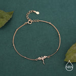 Sterling Silver Dragon Charm Bracelet