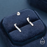 Sterling Silver Mismatched Garden Eel Enamel Stud Earrings