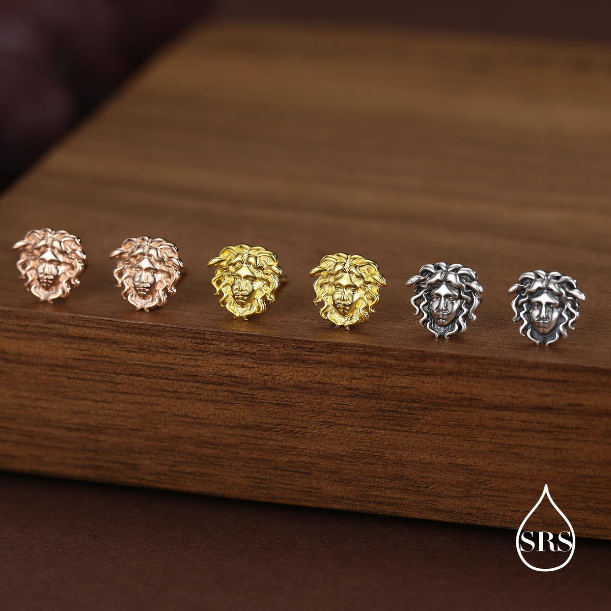 Medusa Head Stud Earrings