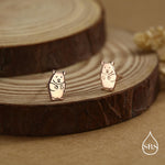 Kawaii Hamster Stud Earrings in Sterling Silver, Cute Hamster Earrings, Pet Earrings, Pet Jewellery