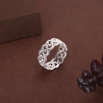Sterling Silver Lace Filigree Band Ring