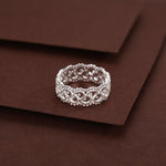 Sterling Silver Lace Filigree Band Ring