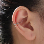 Piercing Free Sterling Silver Ear Cuff, No Piercing Ear Cuff, Silver, Gold or Rose Gold, Piercing Free Ear Cuff, Simple and Minimalist