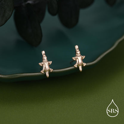 Sterling Silver Platypus Stud Earrings
