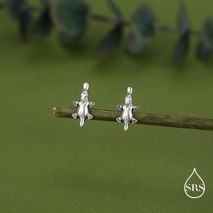 Sterling Silver Platypus Stud Earrings