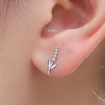 Extra Tiny Lavender Stud Earrings in Sterling Silver, Silver or Gold or Rose Gold, Delicate Lavender Flower Earrings
