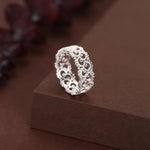Vintage Lace Filigree Band Ring