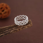 Sterling Silver Lace Filigree Band Ring