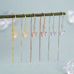 Sterling Silver Opalite Star Threader Earrings