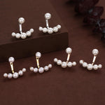 Sterling Silver Mother of Pearl Pearl Jacket Earrings in Sterling Silver