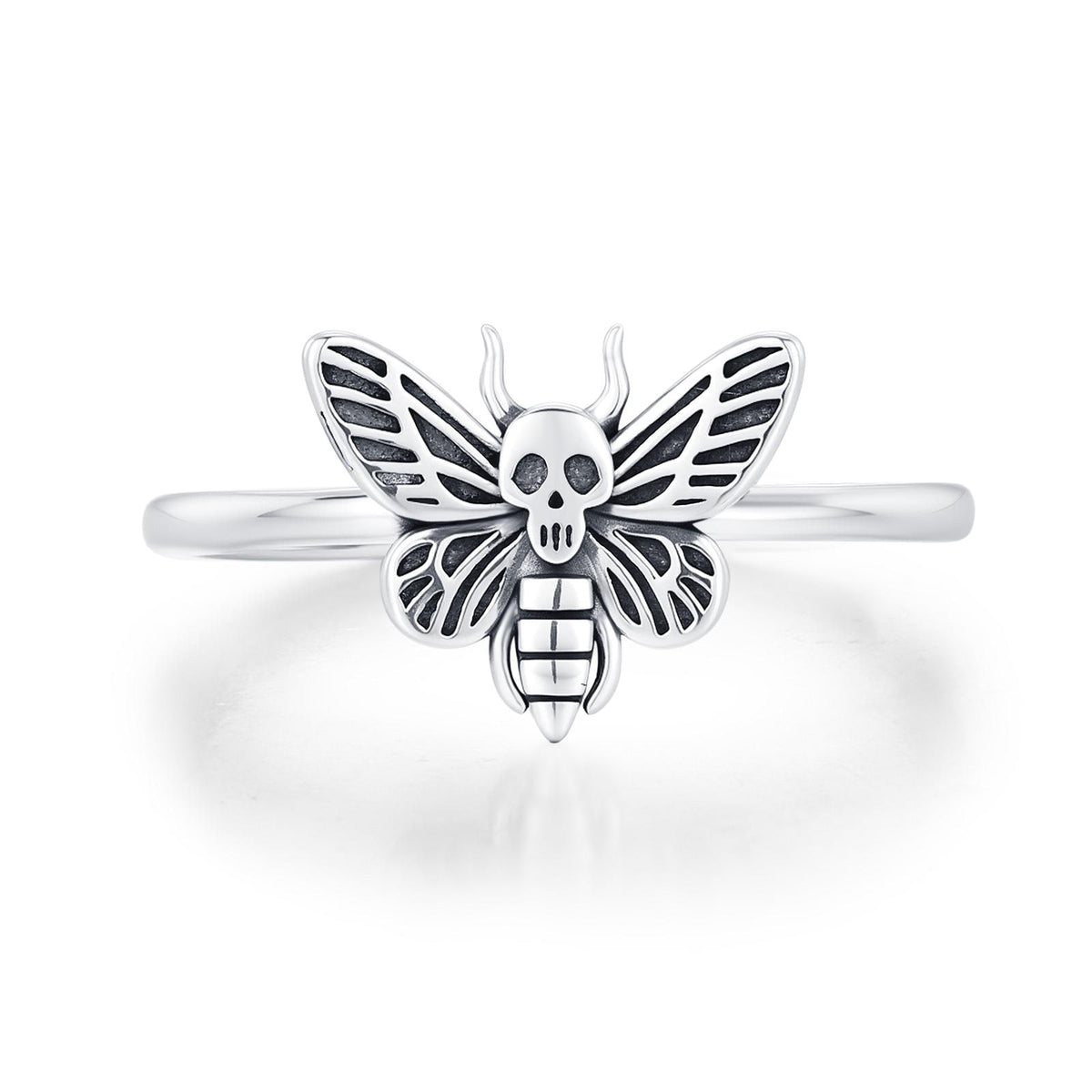 Death’s-Head Hawk Moth Motif Ring