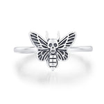 Death’s-Head Hawk Moth Motif Ring